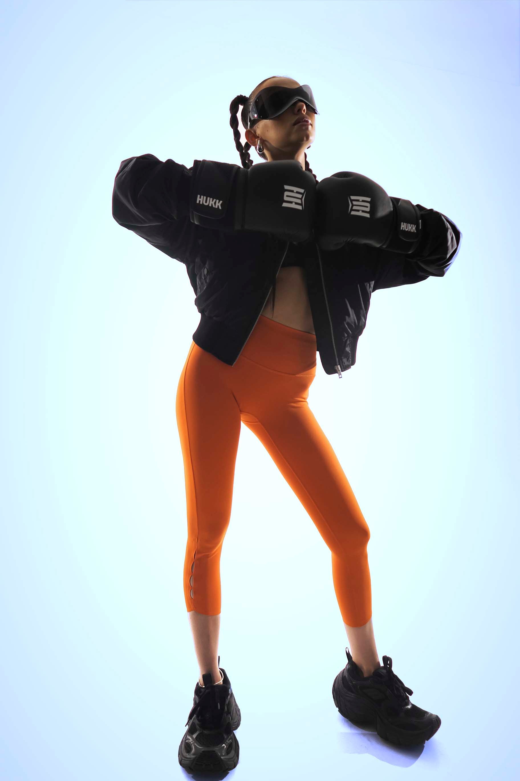 Vynora Orange Leggings
