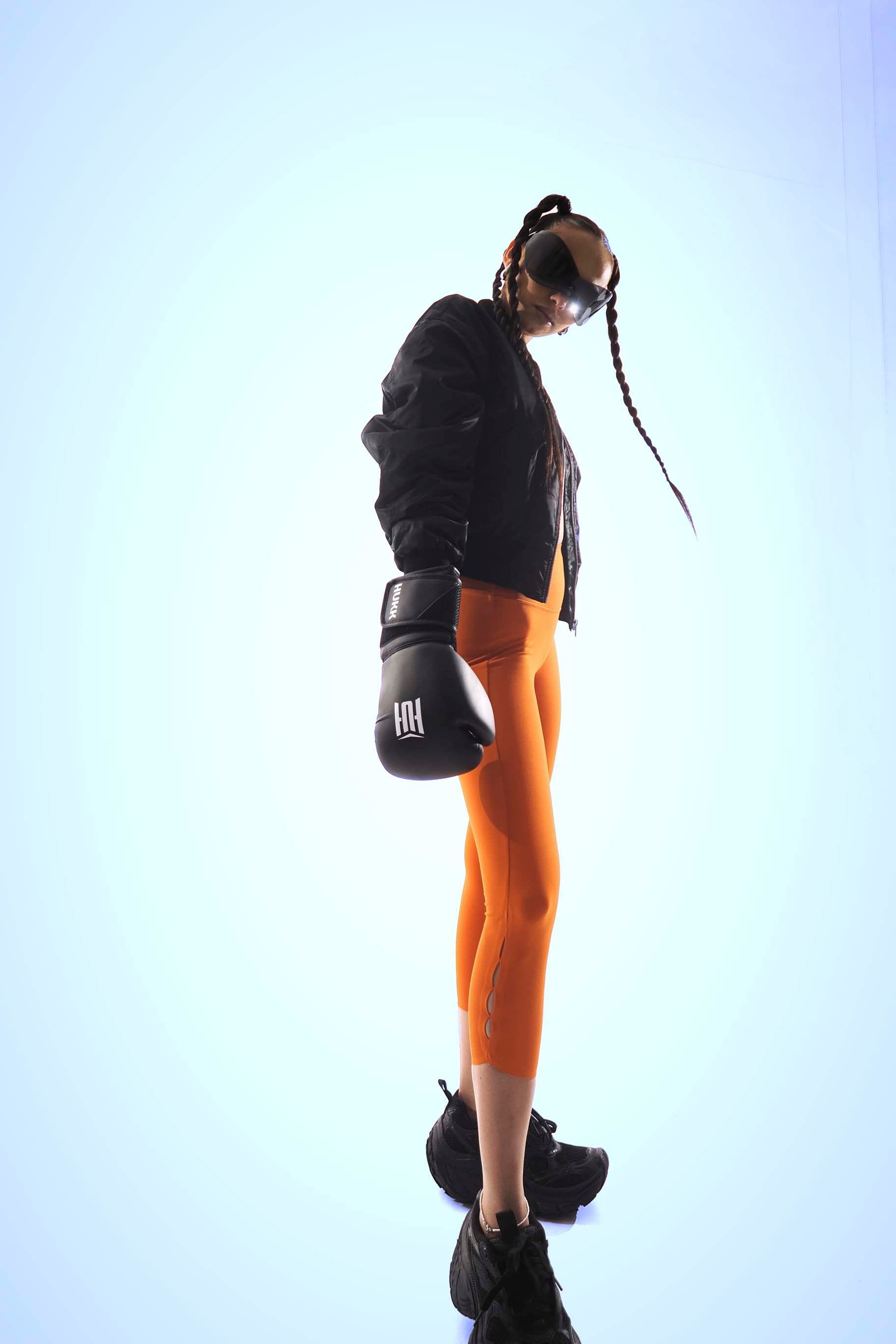Vynora Orange Leggings