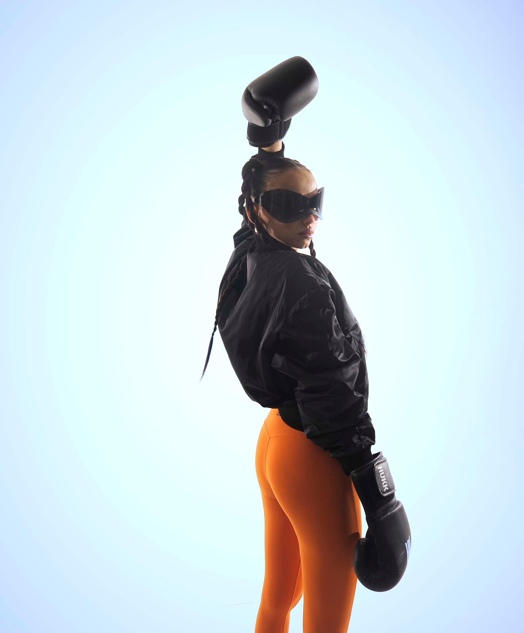 Vynora Orange Leggings