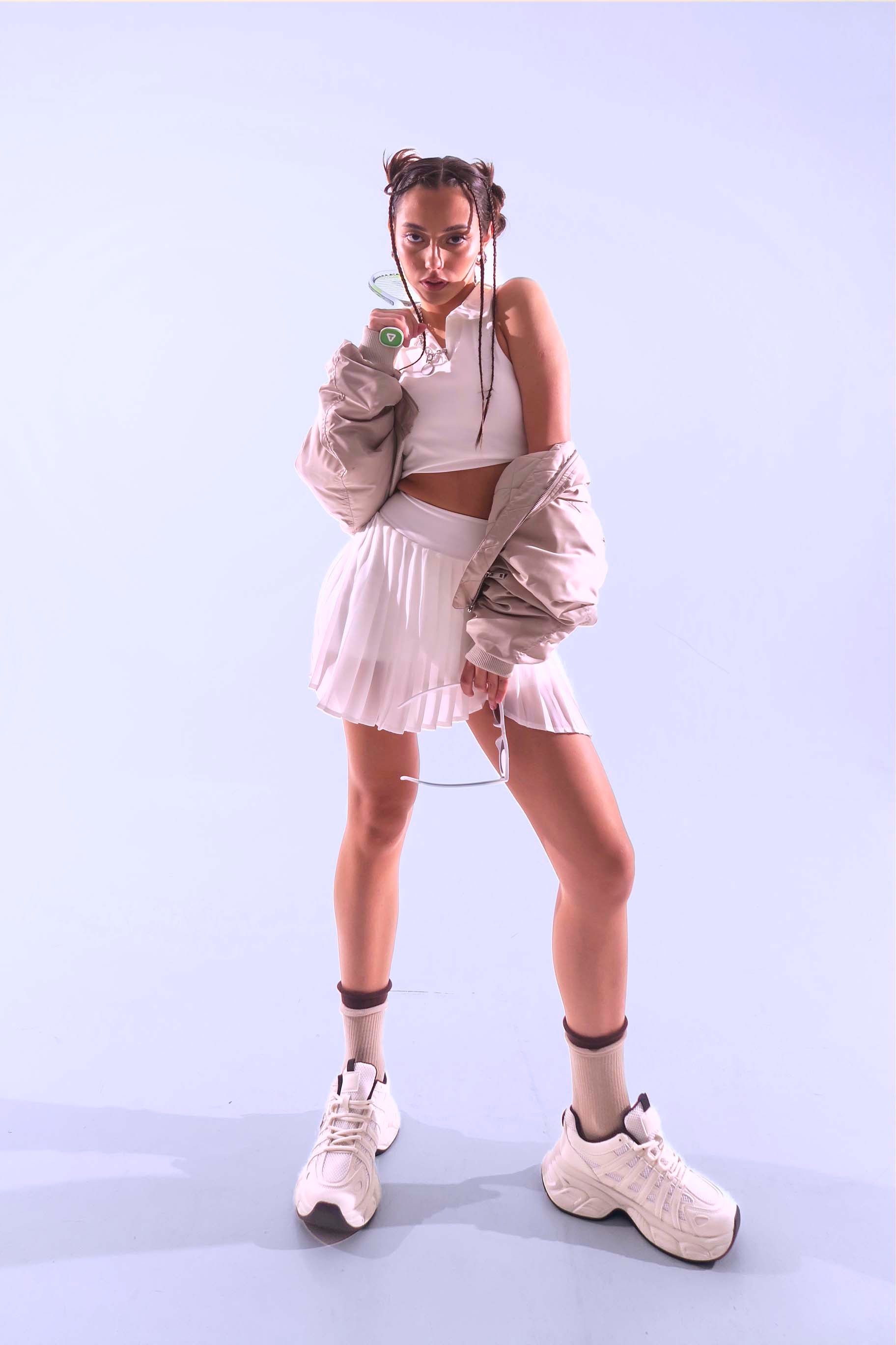 SwiftFlex White Skirt