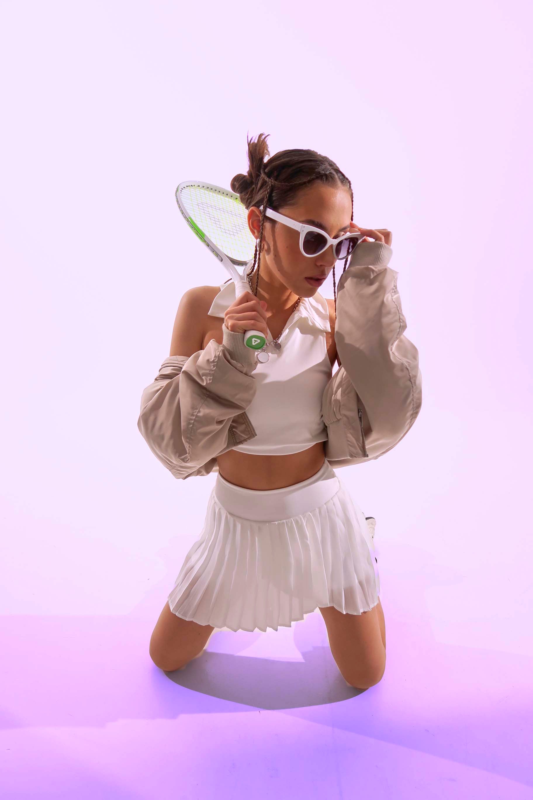 SwiftFlex White Skirt