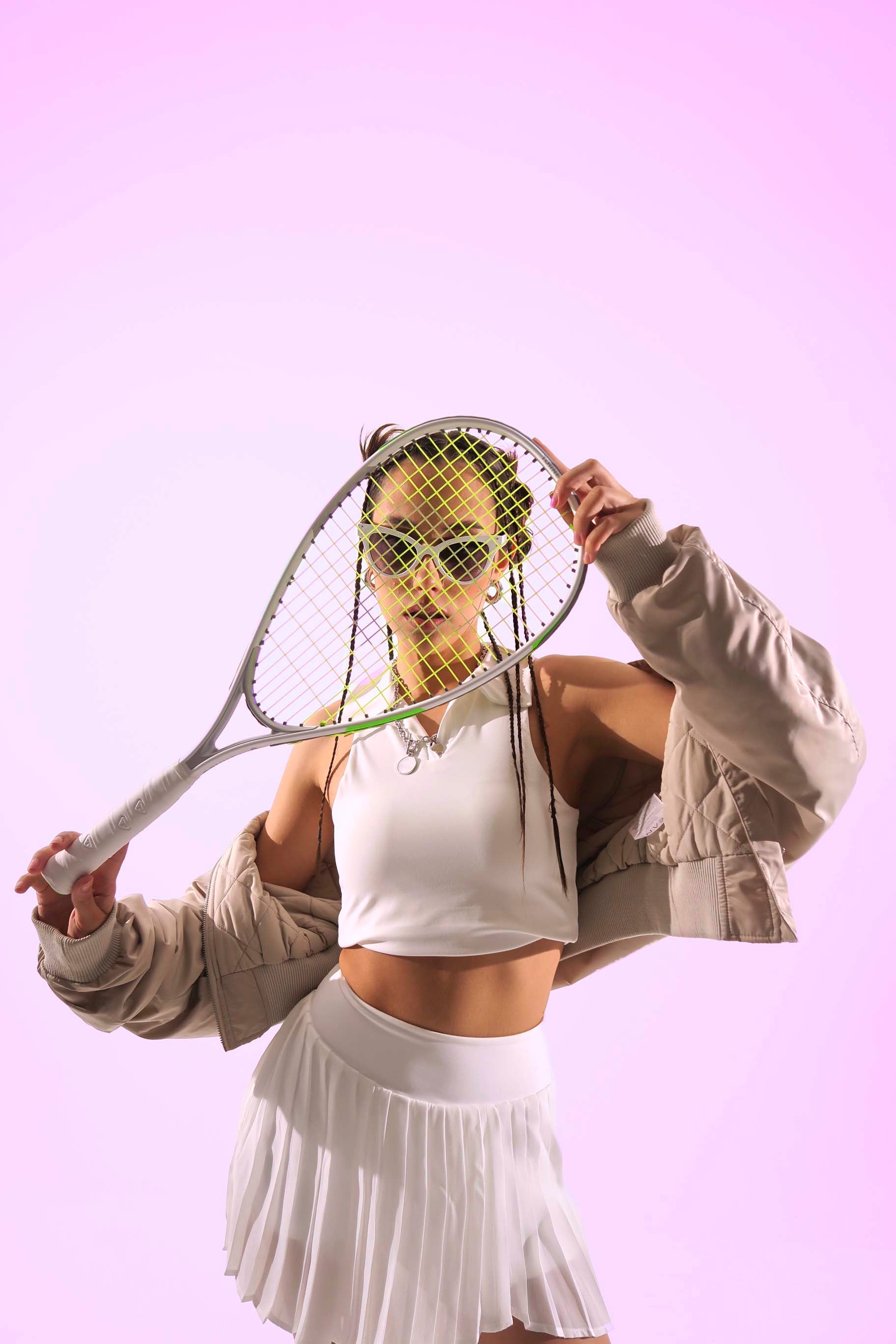 SwiftFlex White Skirt