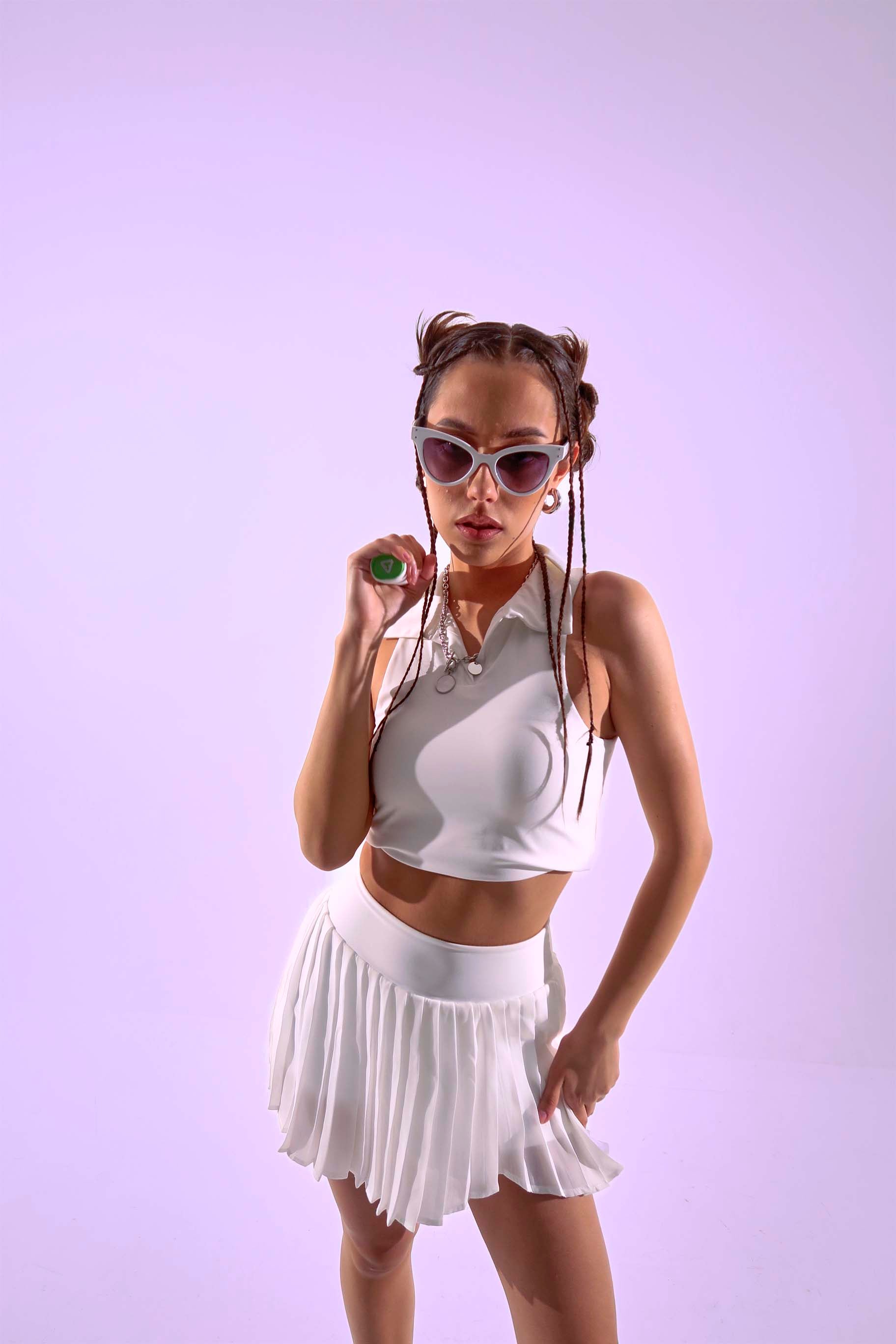 SwiftFlex White Skirt
