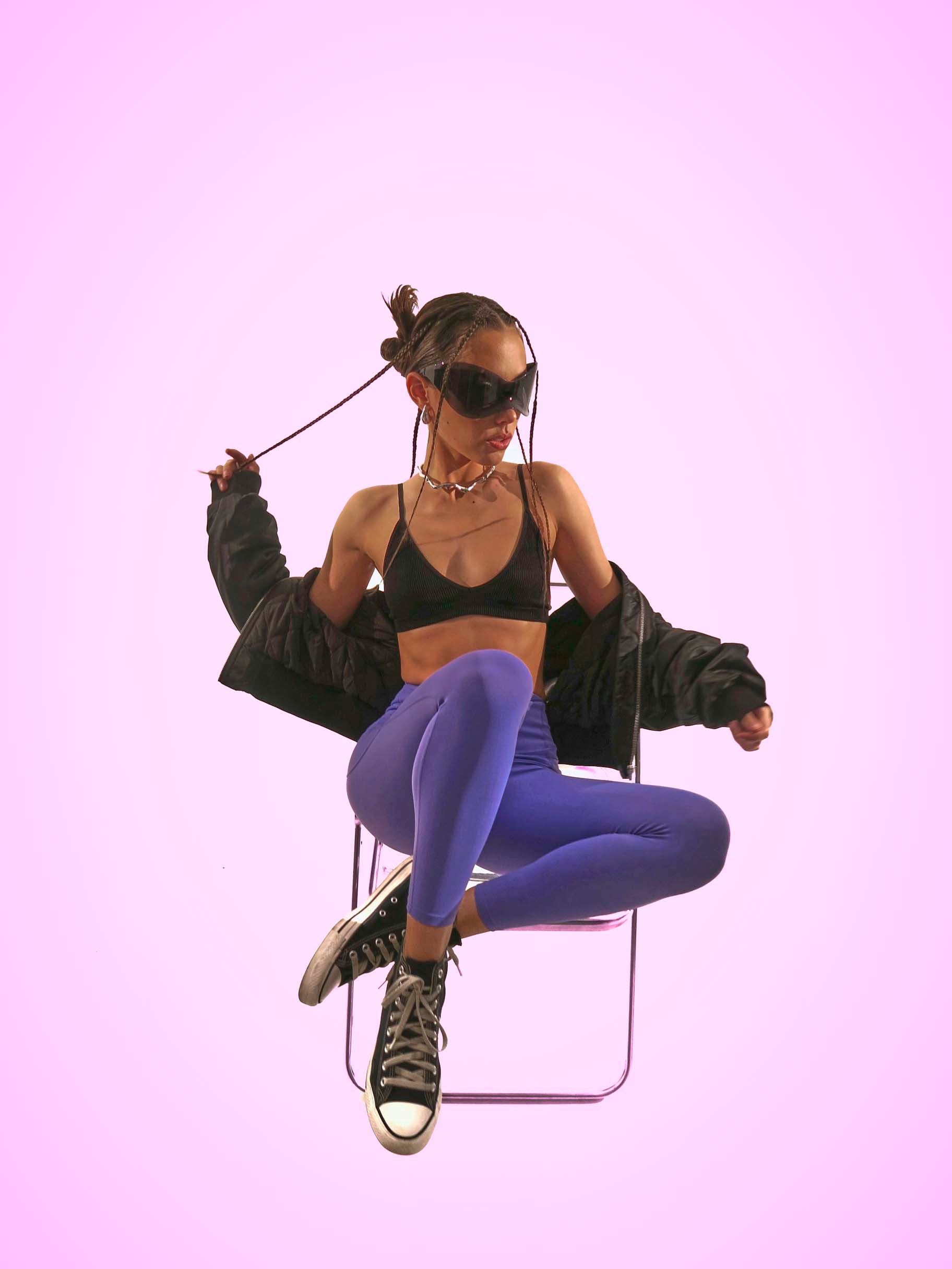 PeachLift High-Waist Purple Leggings