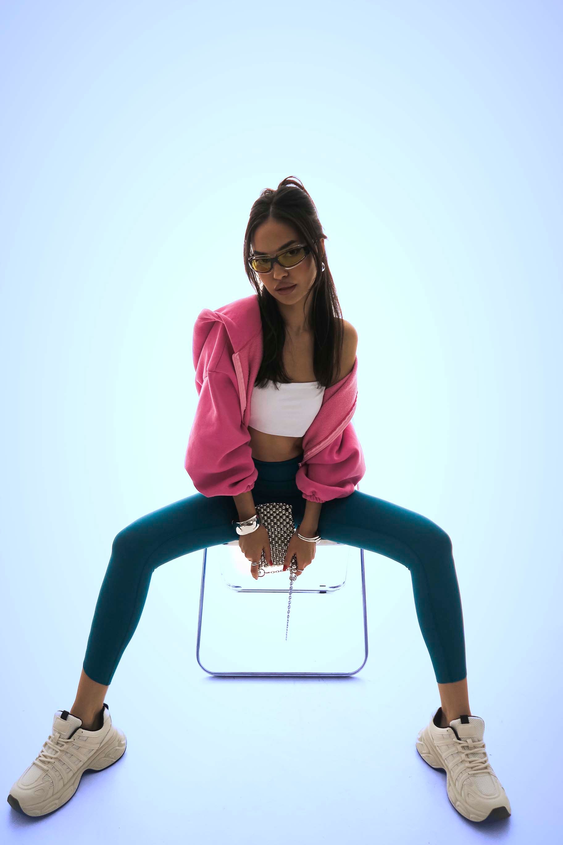 Vynora Blue Leggings