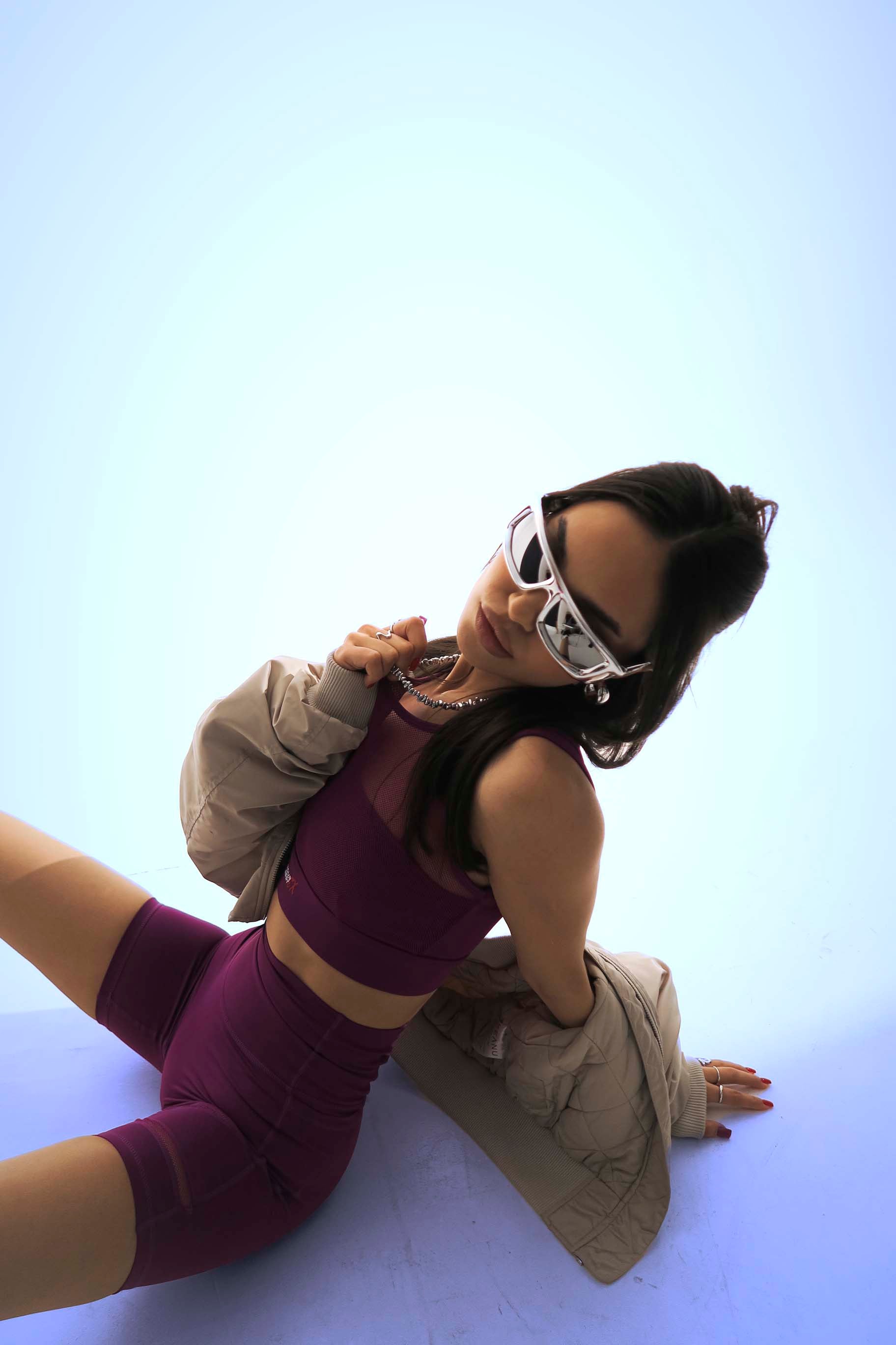 FlexEdge Performance Purple Bra