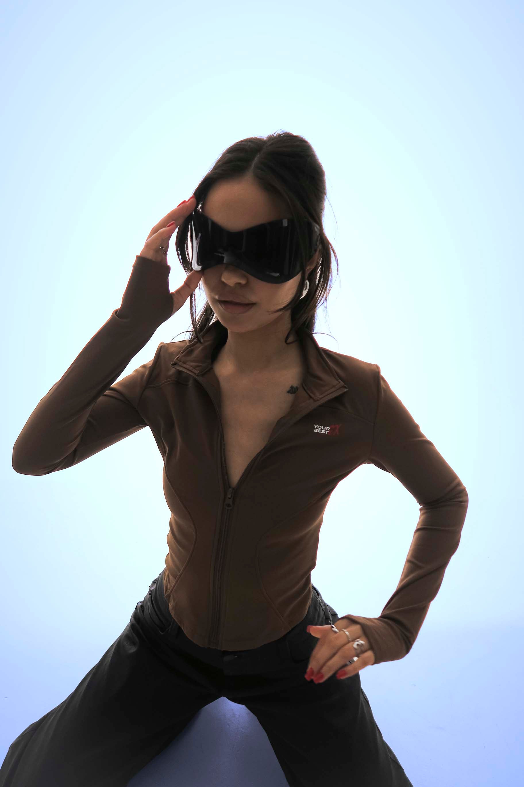 ThermaCore Slim Fit Brown Longsleeve