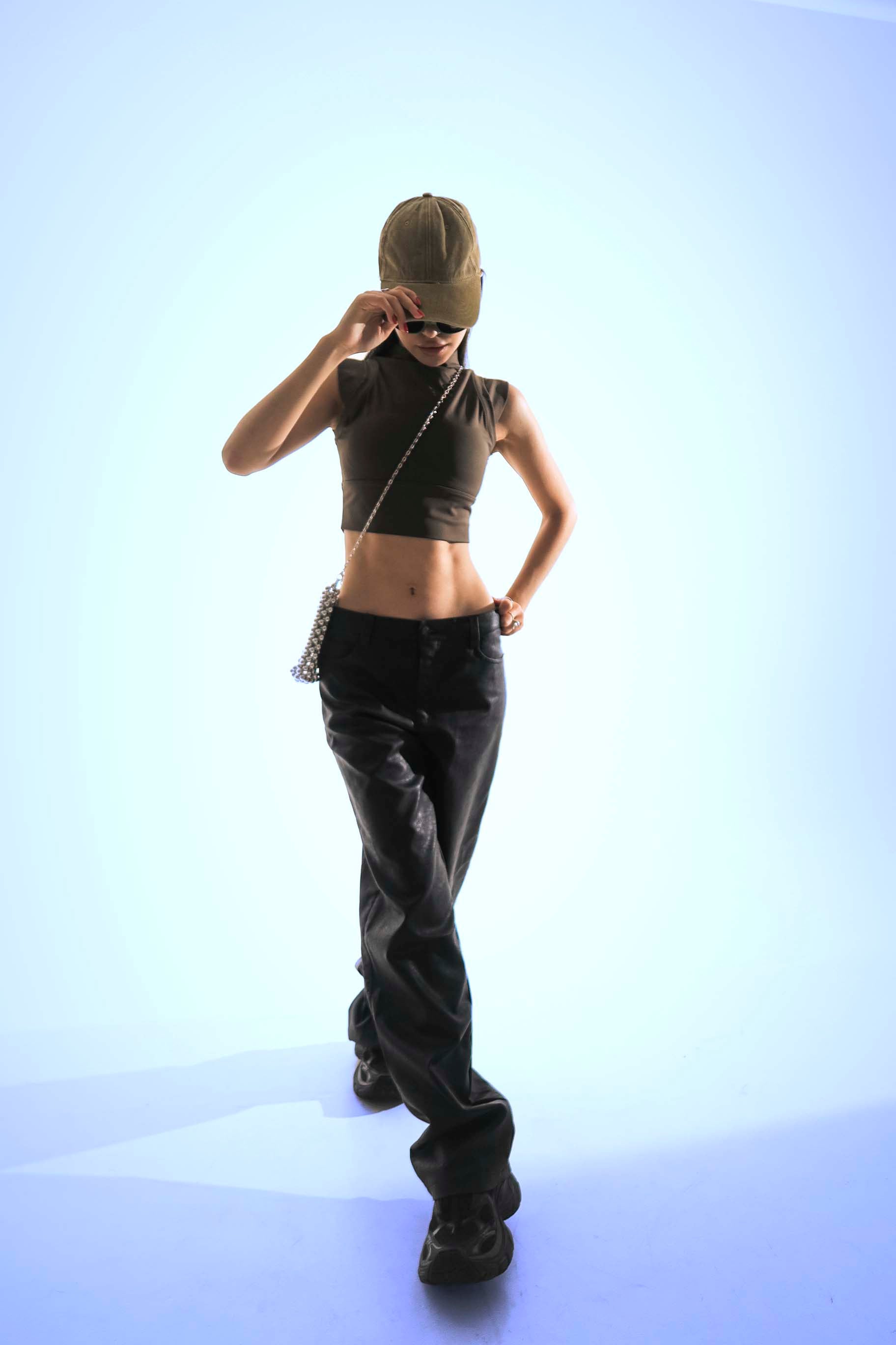 Fortia Tank Brown Top