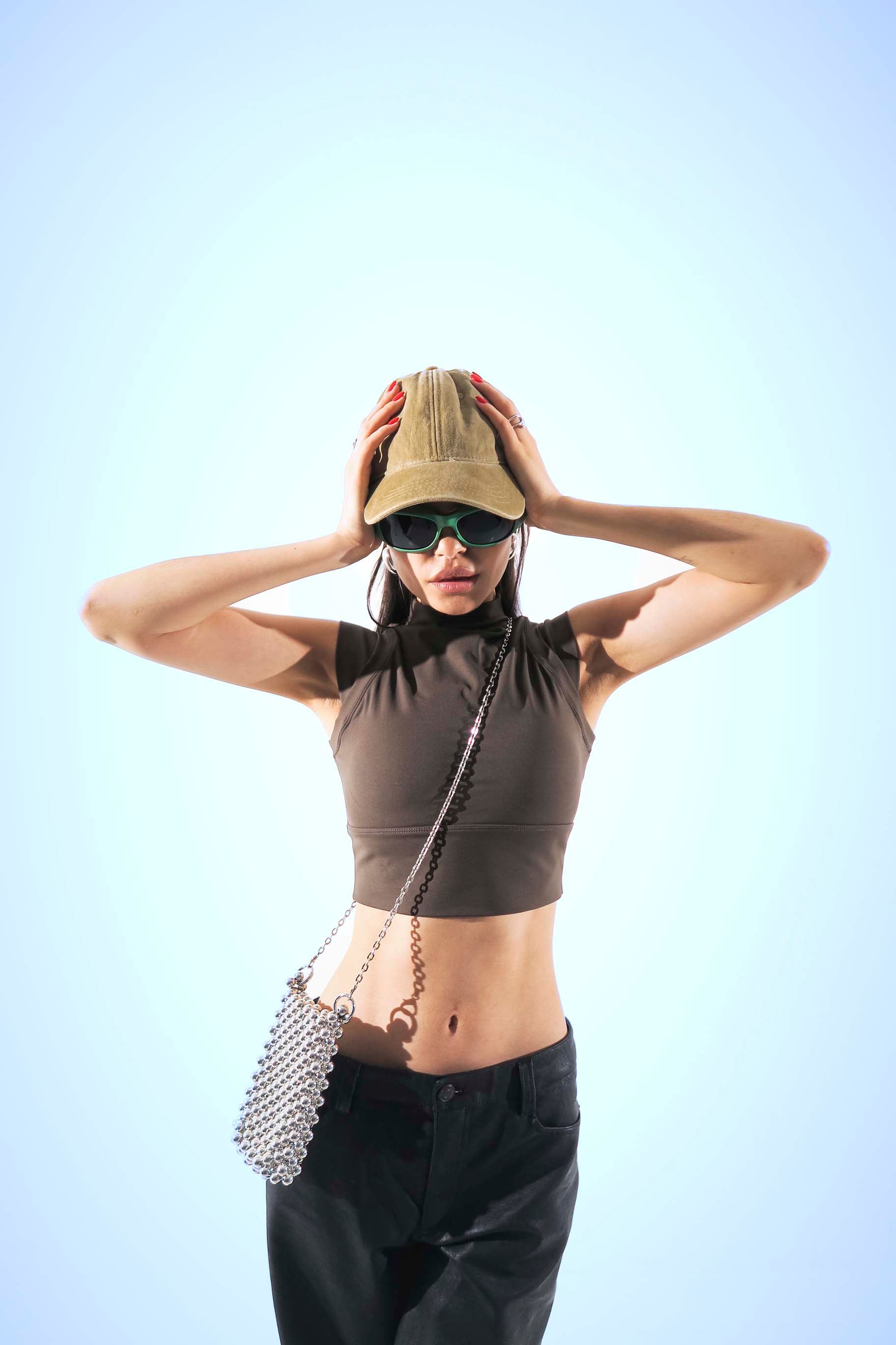 Fortia Tank Brown Top