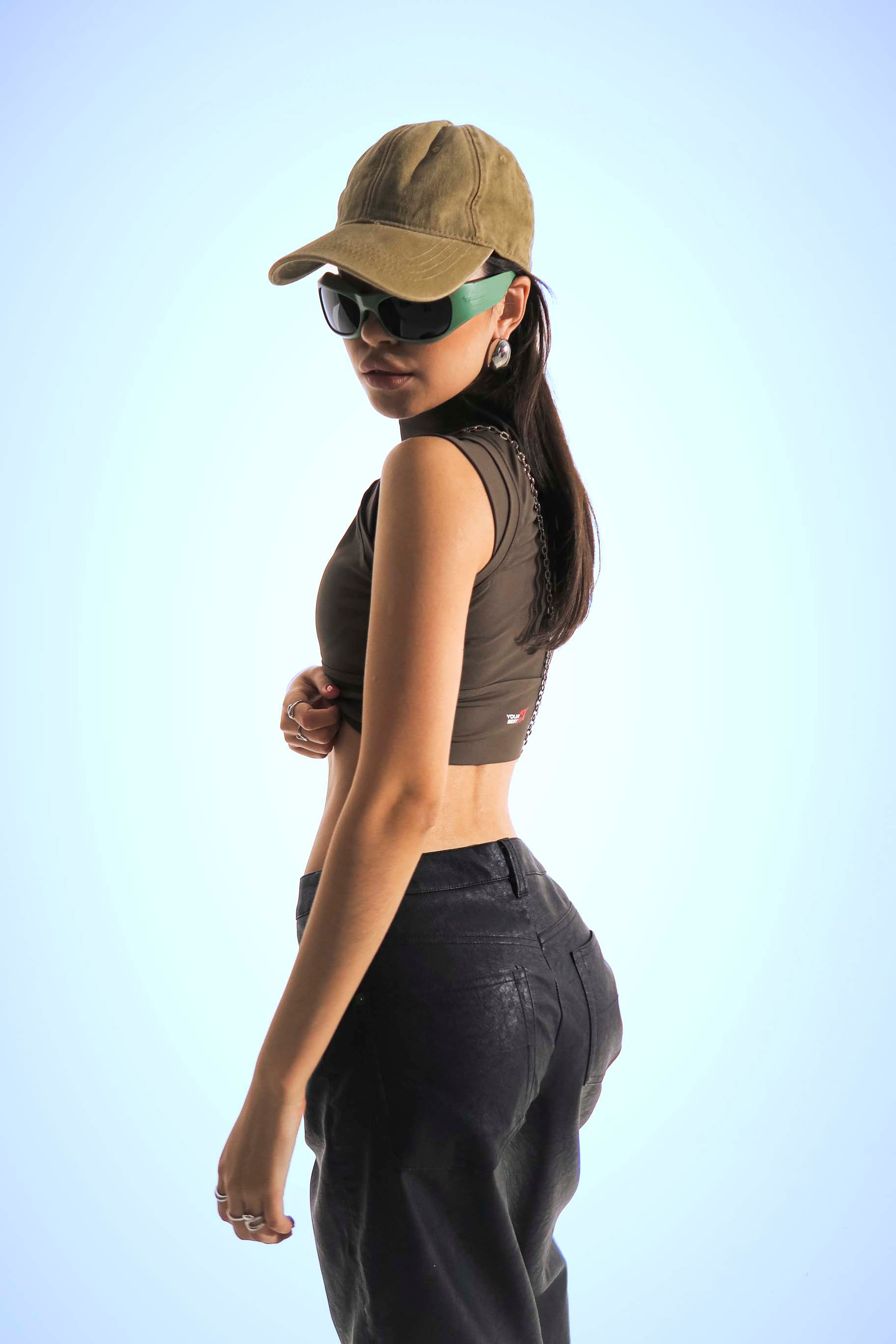 Fortia Tank Brown Top