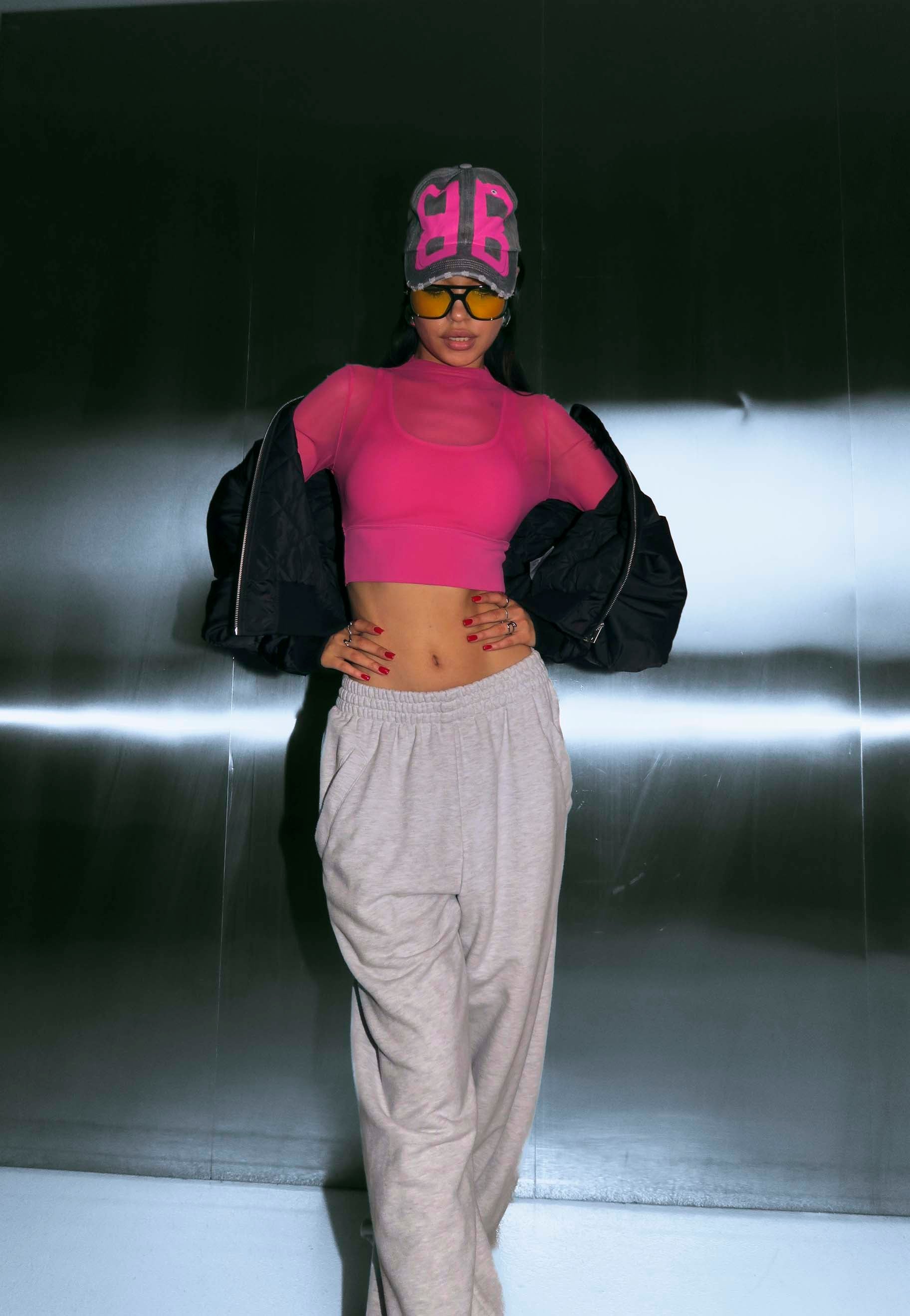 AirBound Crossback Pink Two-Piece Top