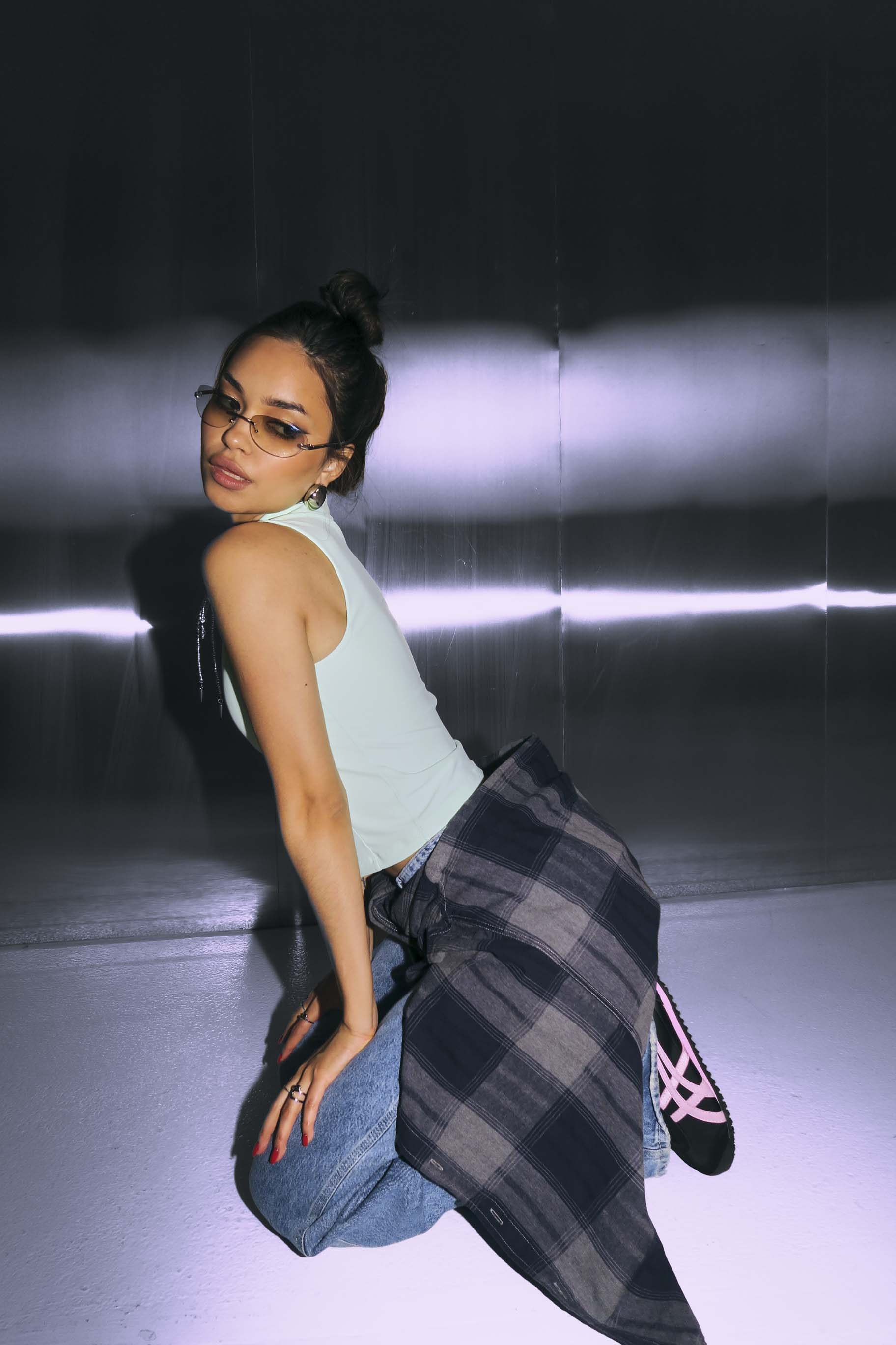 Veyla Tank Green Top
