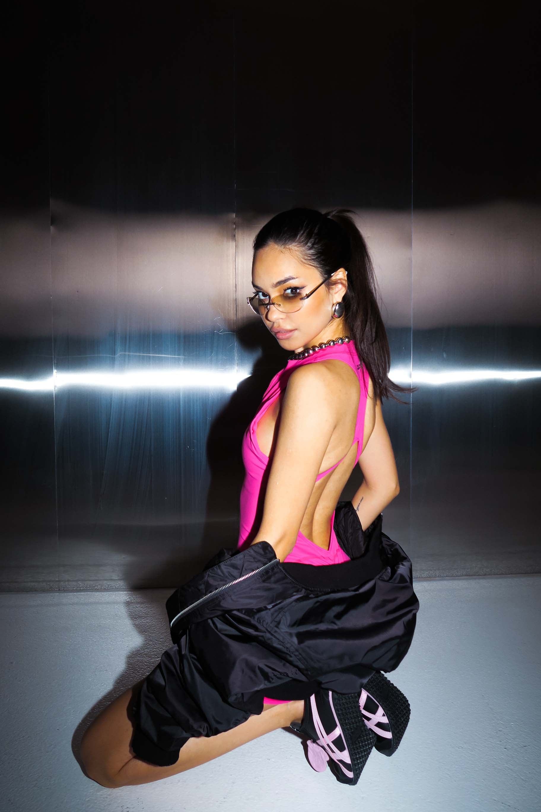 VibrantFit Pink Jumpsuit