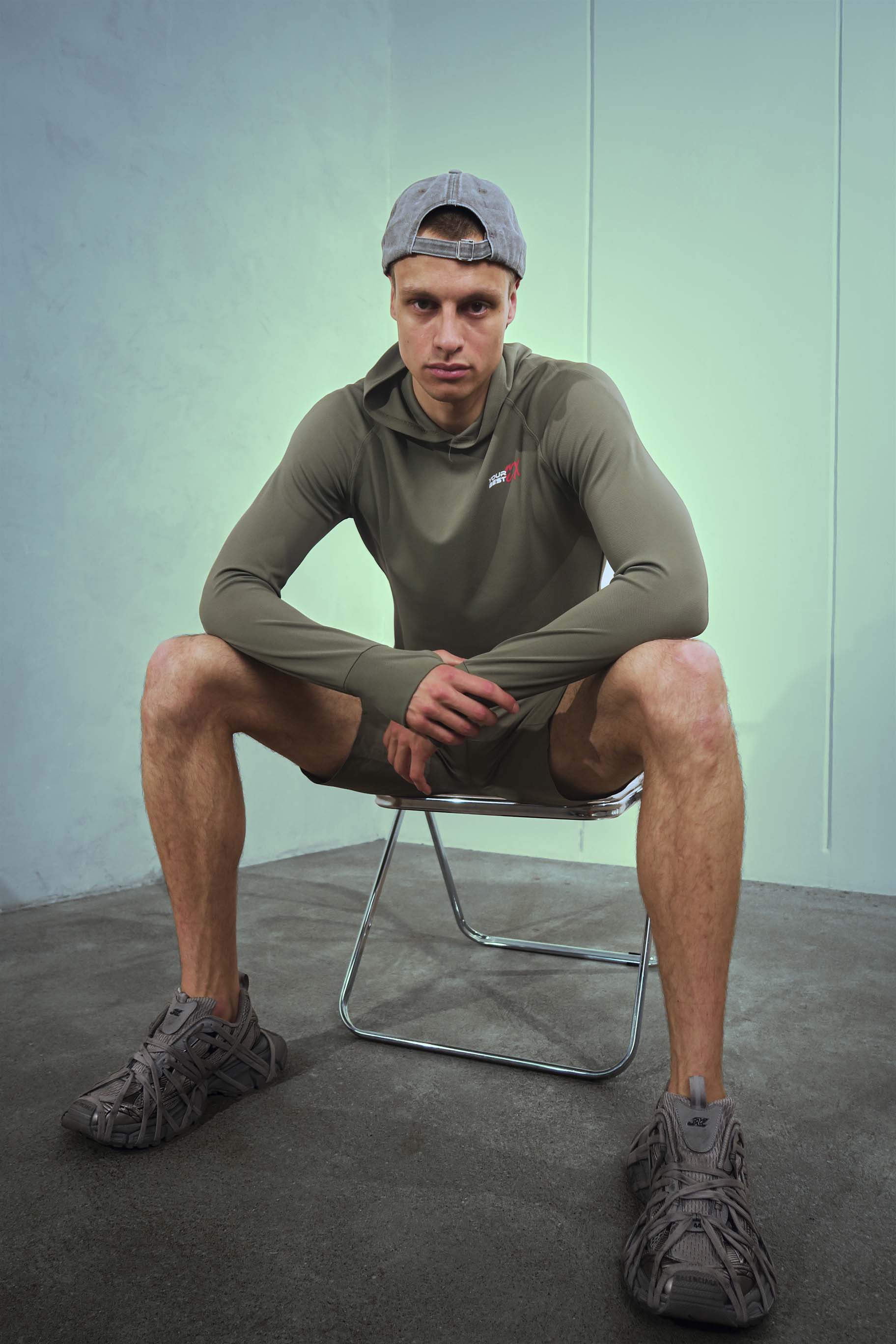 AeroHood Green Longsleeve