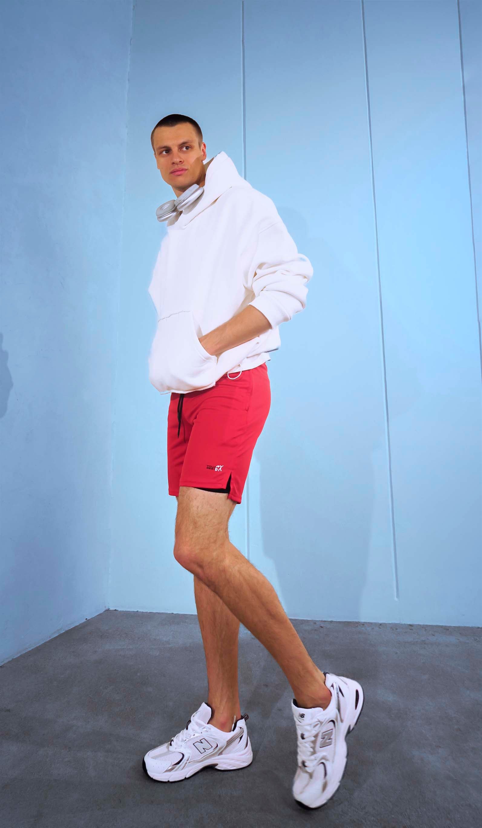MotionCore Summer Red Shorts