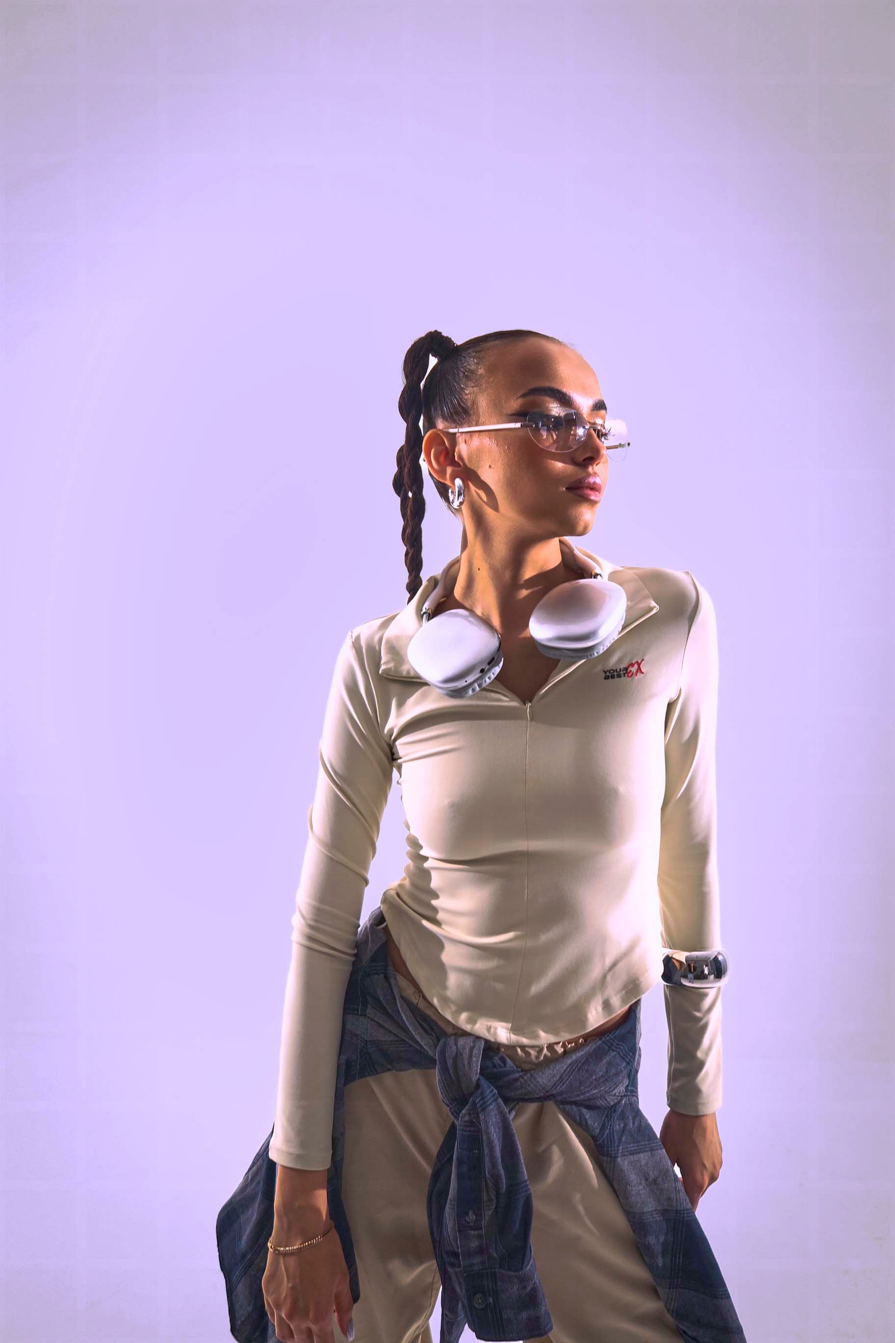 ZipFlex Beige Longsleeve
