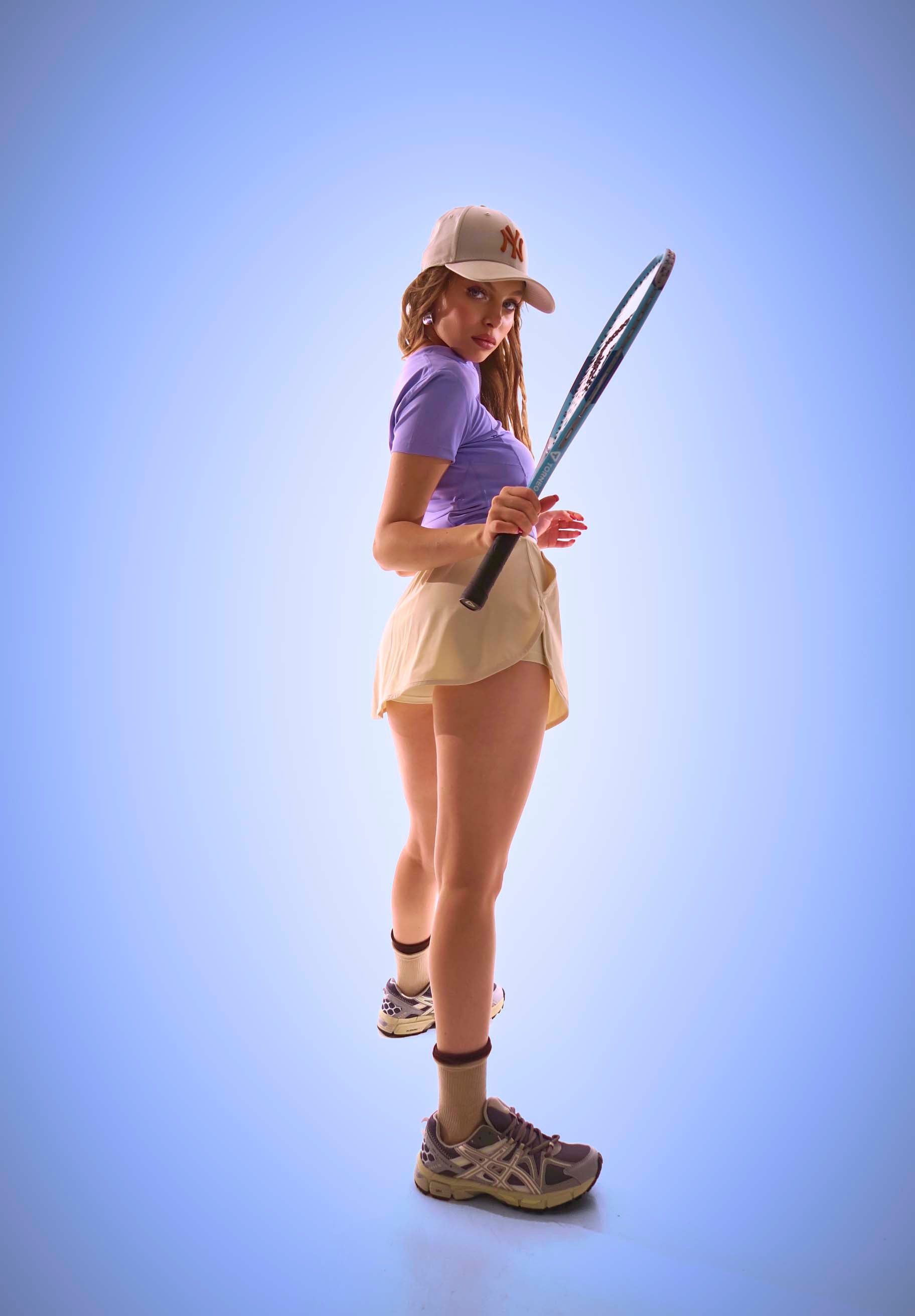 AceCurve Tennis Beige Skirt