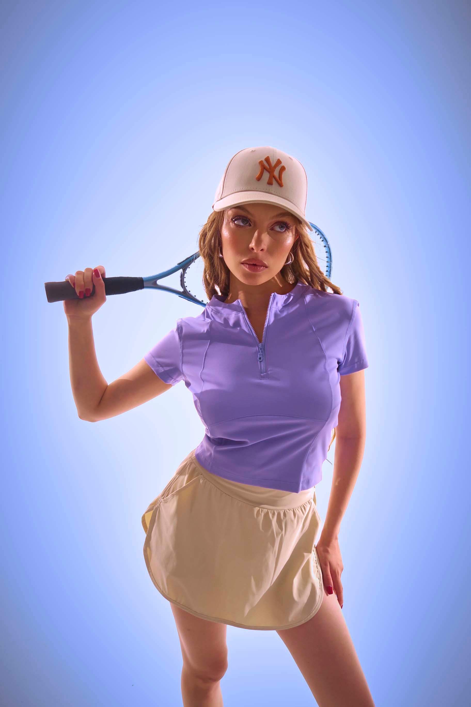 AceCurve Tennis Beige Skirt