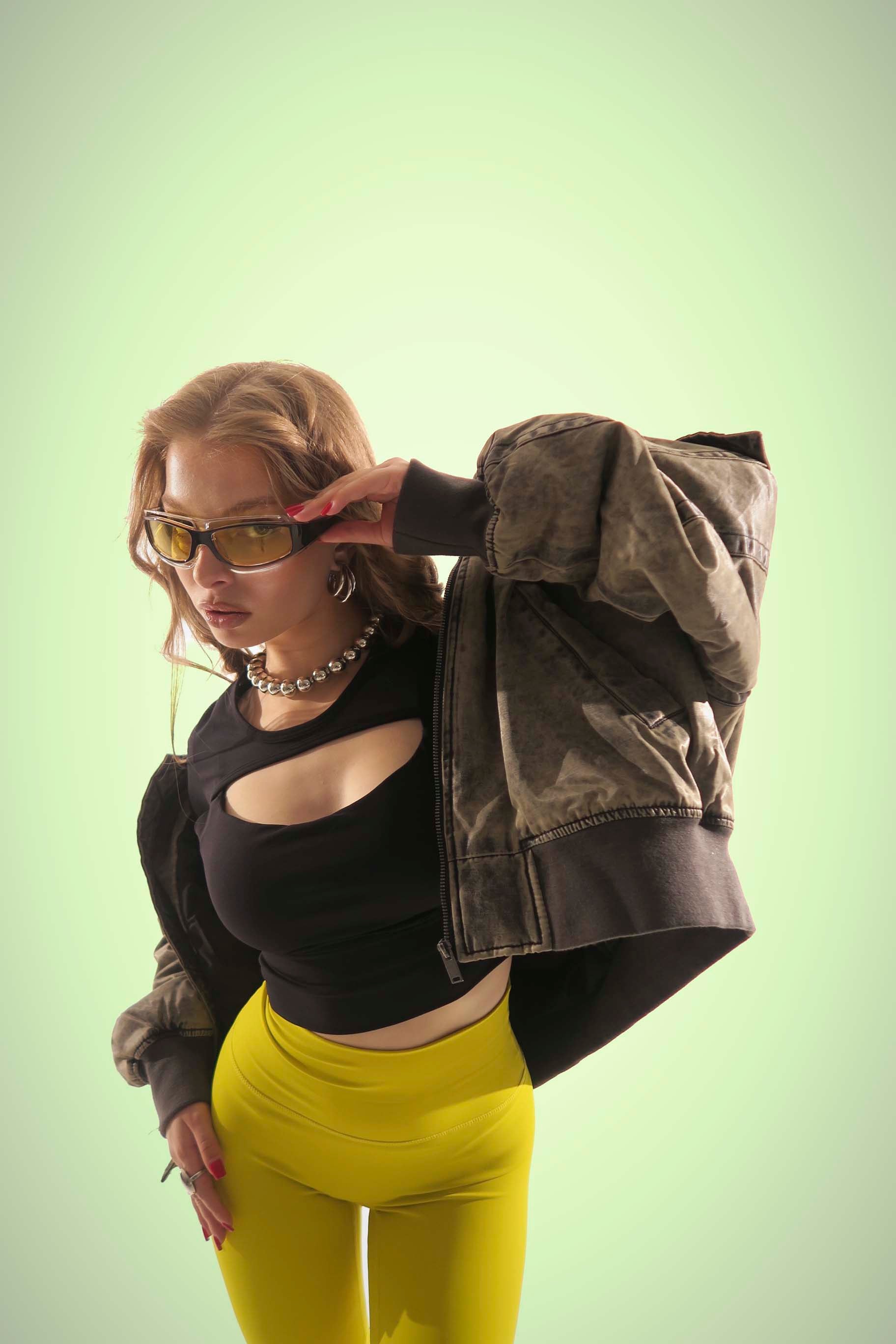 Virela Yellow Leggings