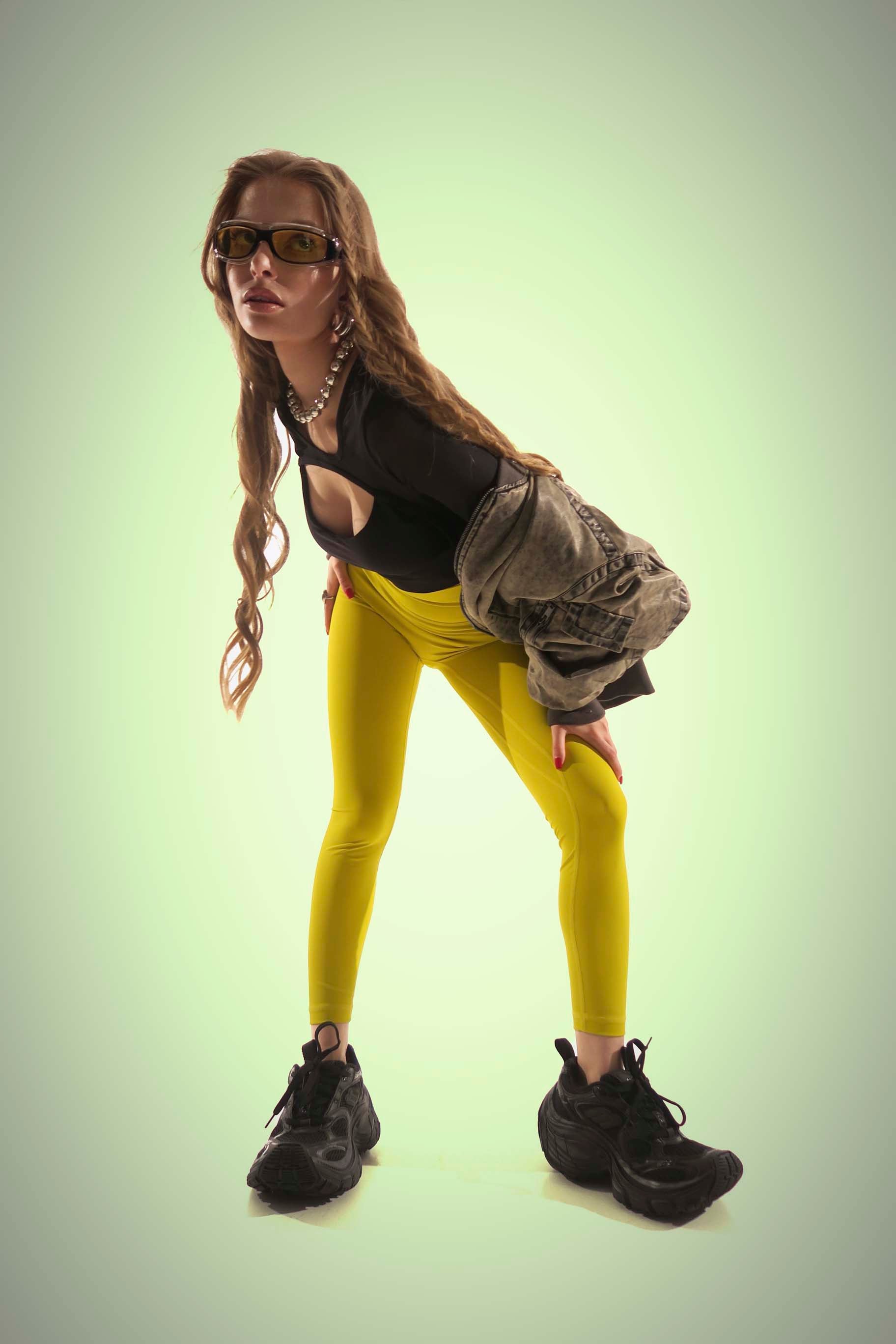 Virela Yellow Leggings
