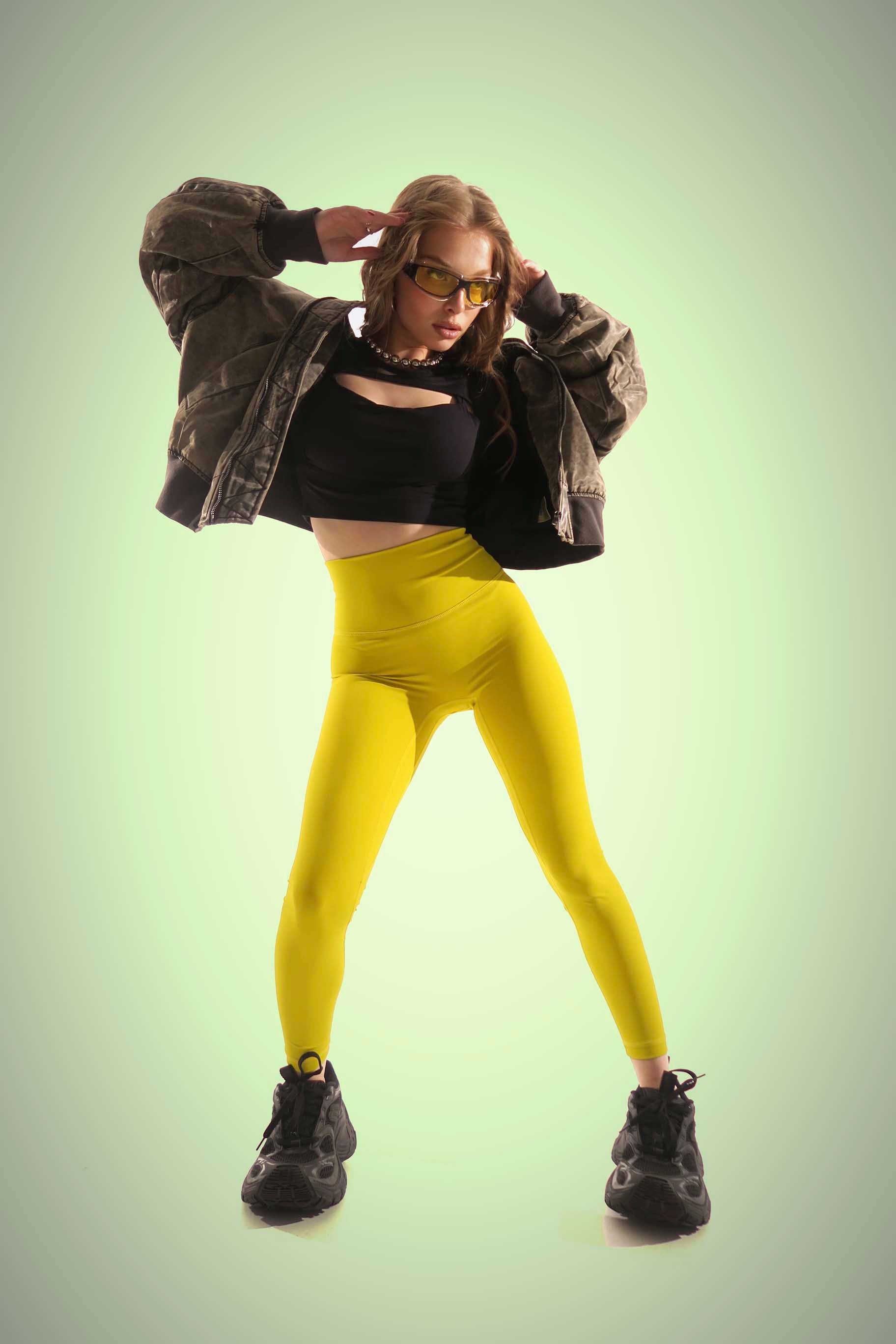 Virela Yellow Leggings