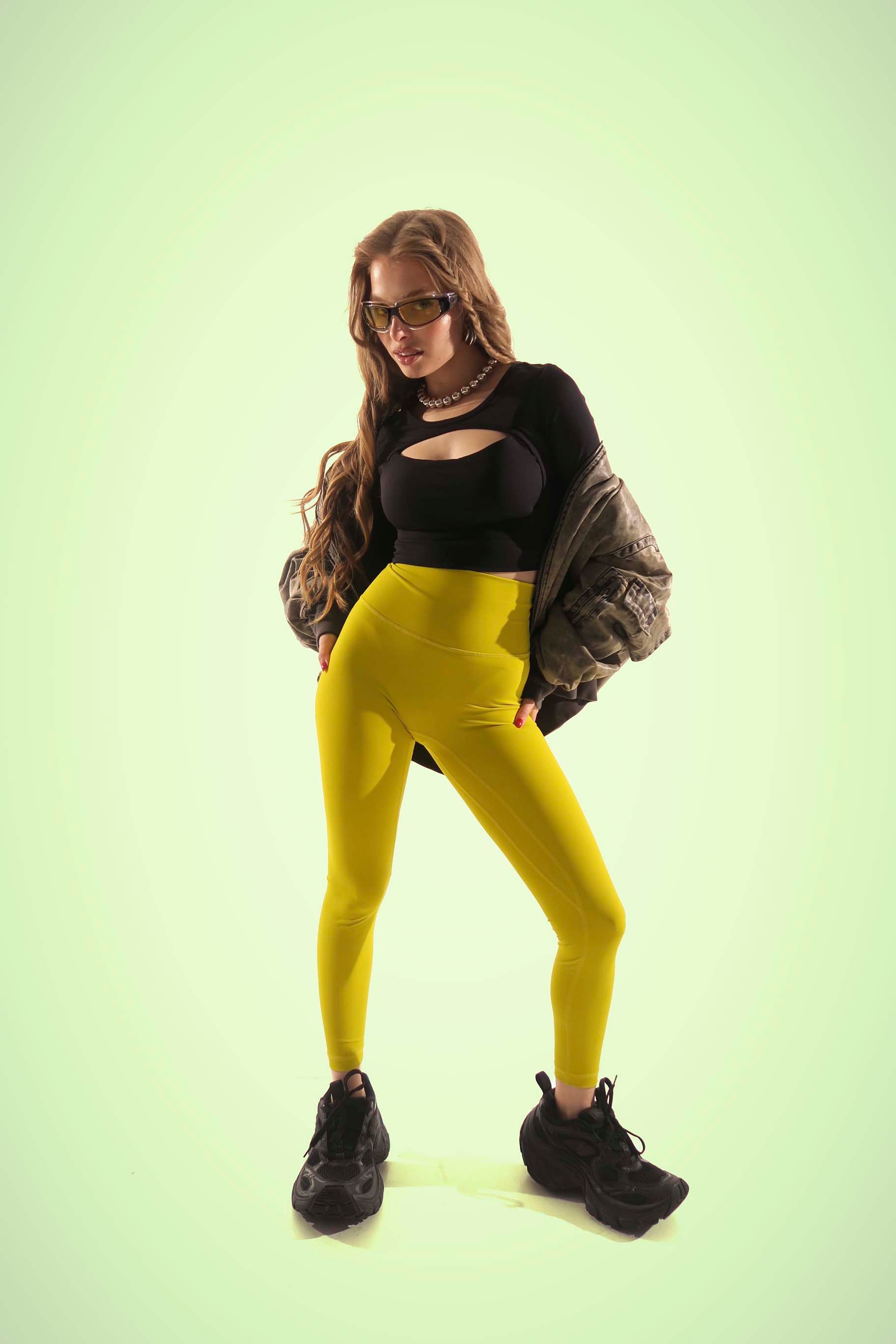 Virela Yellow Leggings