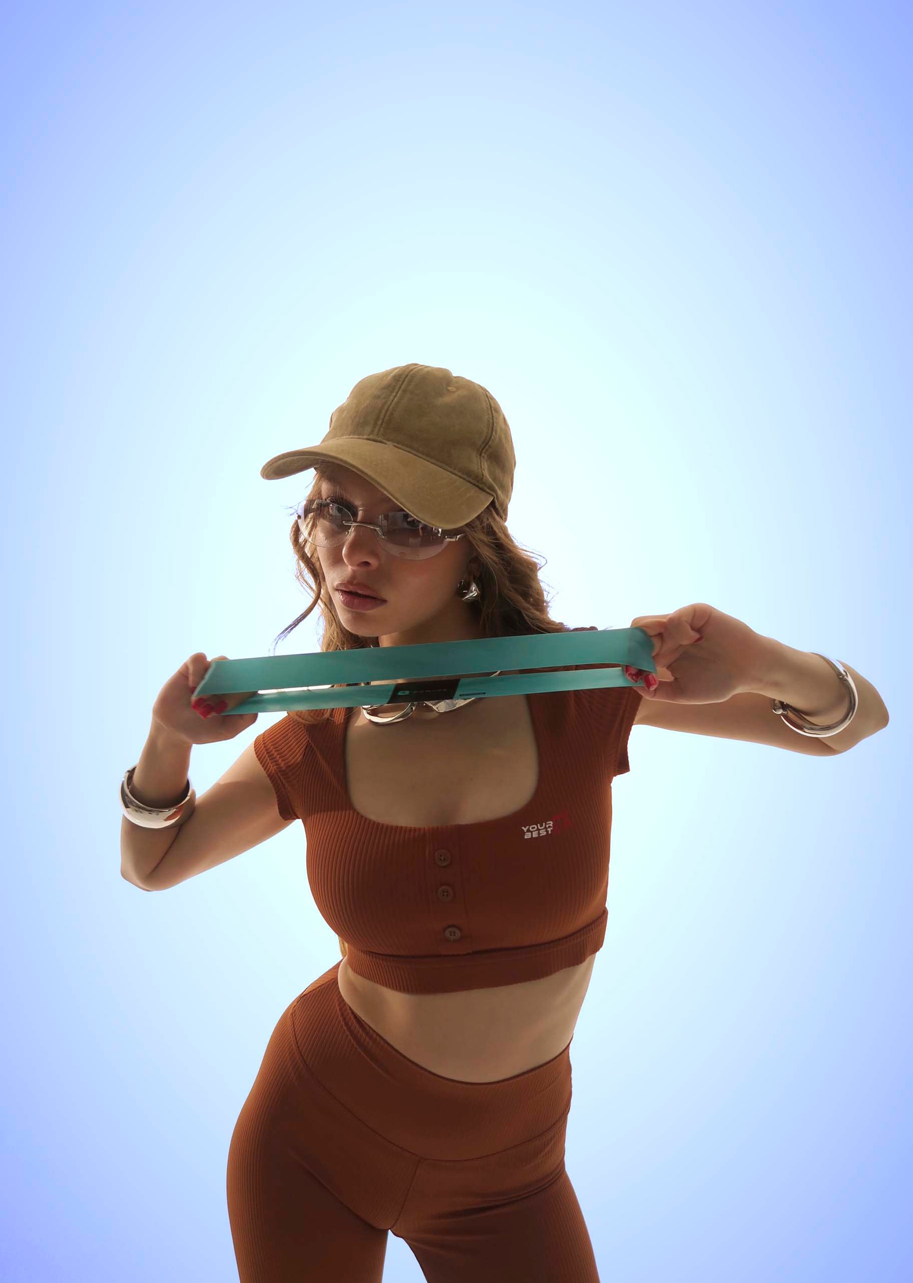 SculptFit U-Line Brown Top