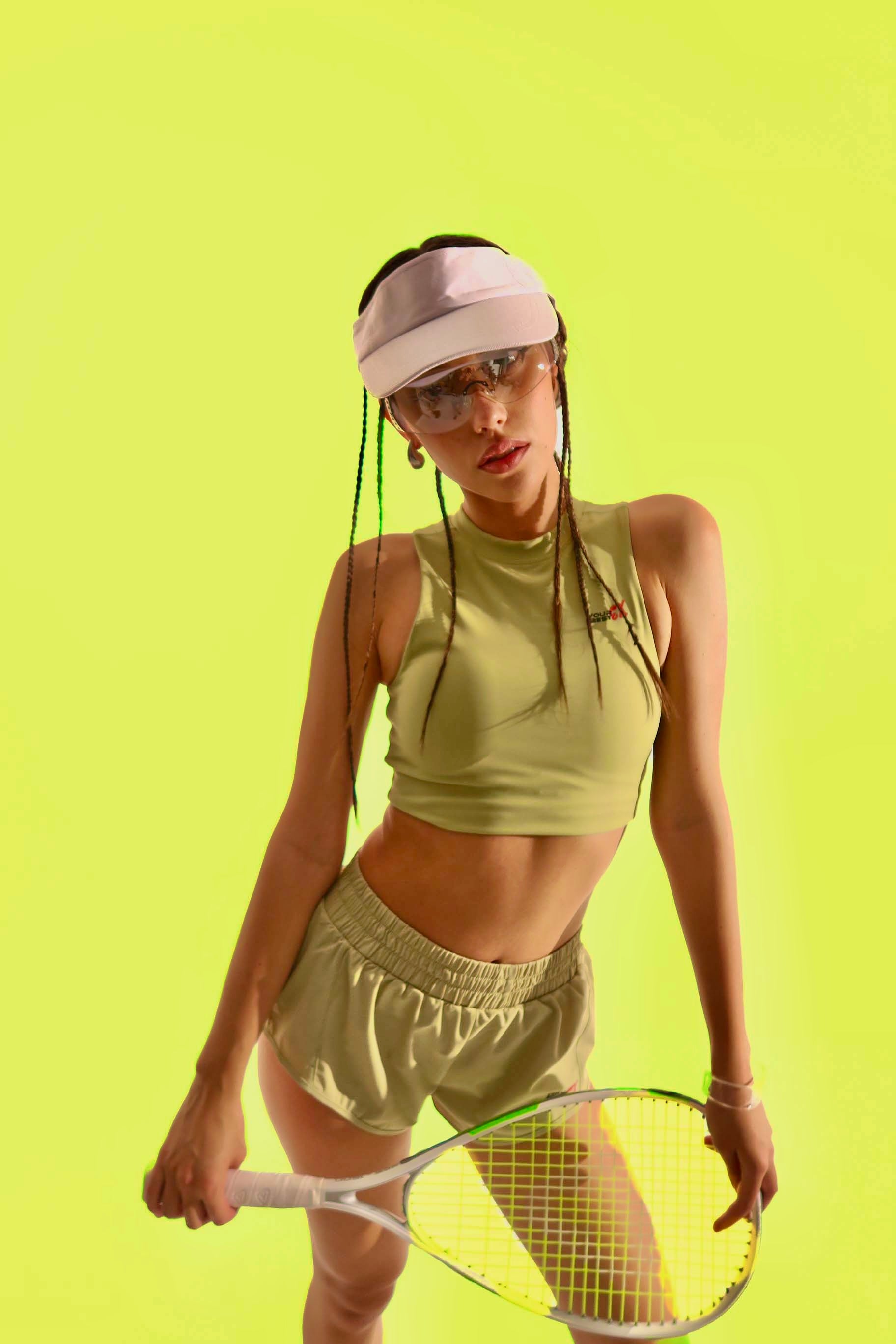 Glacira Olive Shorts